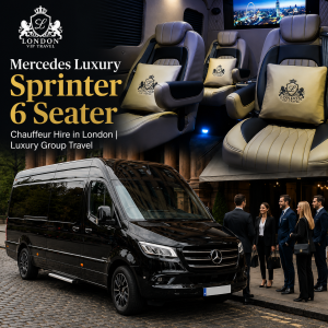 Mercedes Luxury Sprinter 6 Seater Chauffeur Hire in London | Luxury Group Travel